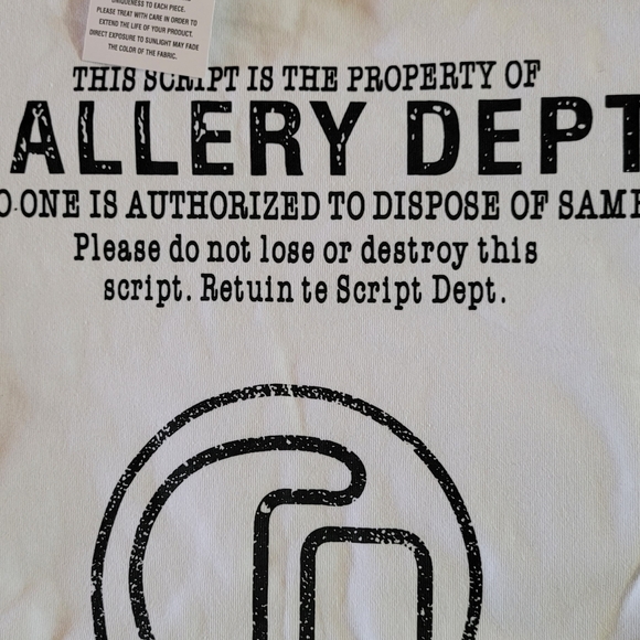 Gallery Dept. Gallery Dept T-ShirtSize: Men's US MColor: White - Picture 2 of 6